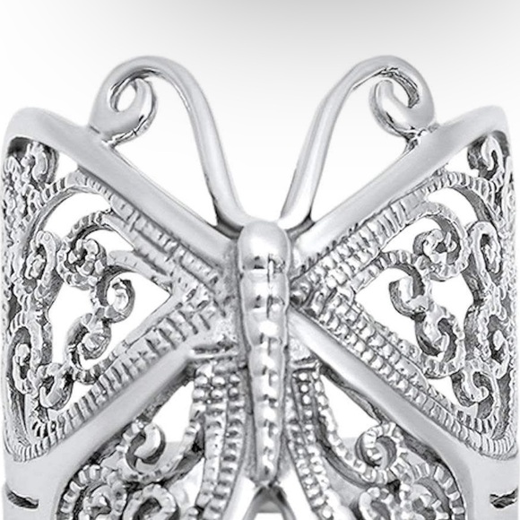 New sterling silver butterfly ring! - Picture 2 of 2